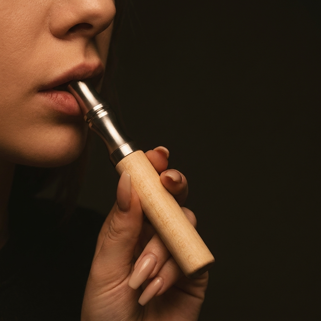 Woman using Luft